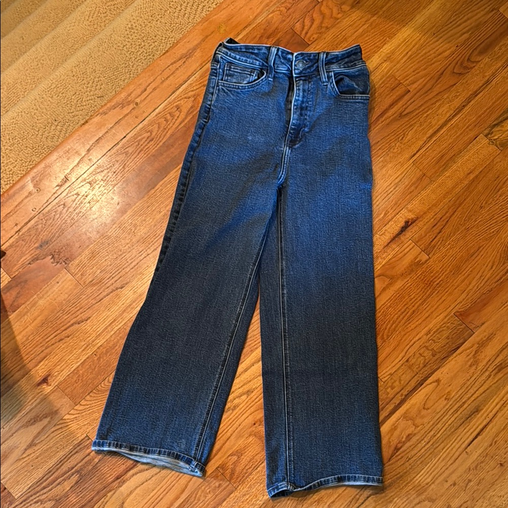 Just Black Denim Brand Wide Leg Ankle Jean